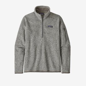 Womens grey Patagonia 1/4 zip fleece MEDIUM